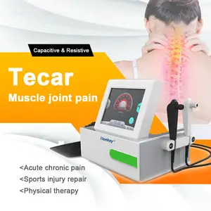 Smart 448khz tecar thérapie diathermie machine radiofréquence rf cet ret tecar équipement de physiothérapie pour le soulagement de la douleur