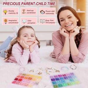 5000 Piezas de Pulseras con Cuentas, Juego de Cuentas de Arcilla para Manualidades, 24 Colores, Cuentas de Arcilla Planas para Hacer Joyas, Kit de Pulseras, Marca Mairun de EE. UU. - Product Image 6