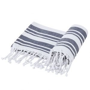 Nouvel Arrivage en Gros : Ensemble de Sacs de Voyage Personnalisés Écologiques à Rayures Classiques pour la Plage, avec 2 Poches Avant en Maille et Fermeture Éclair - Product Image 3