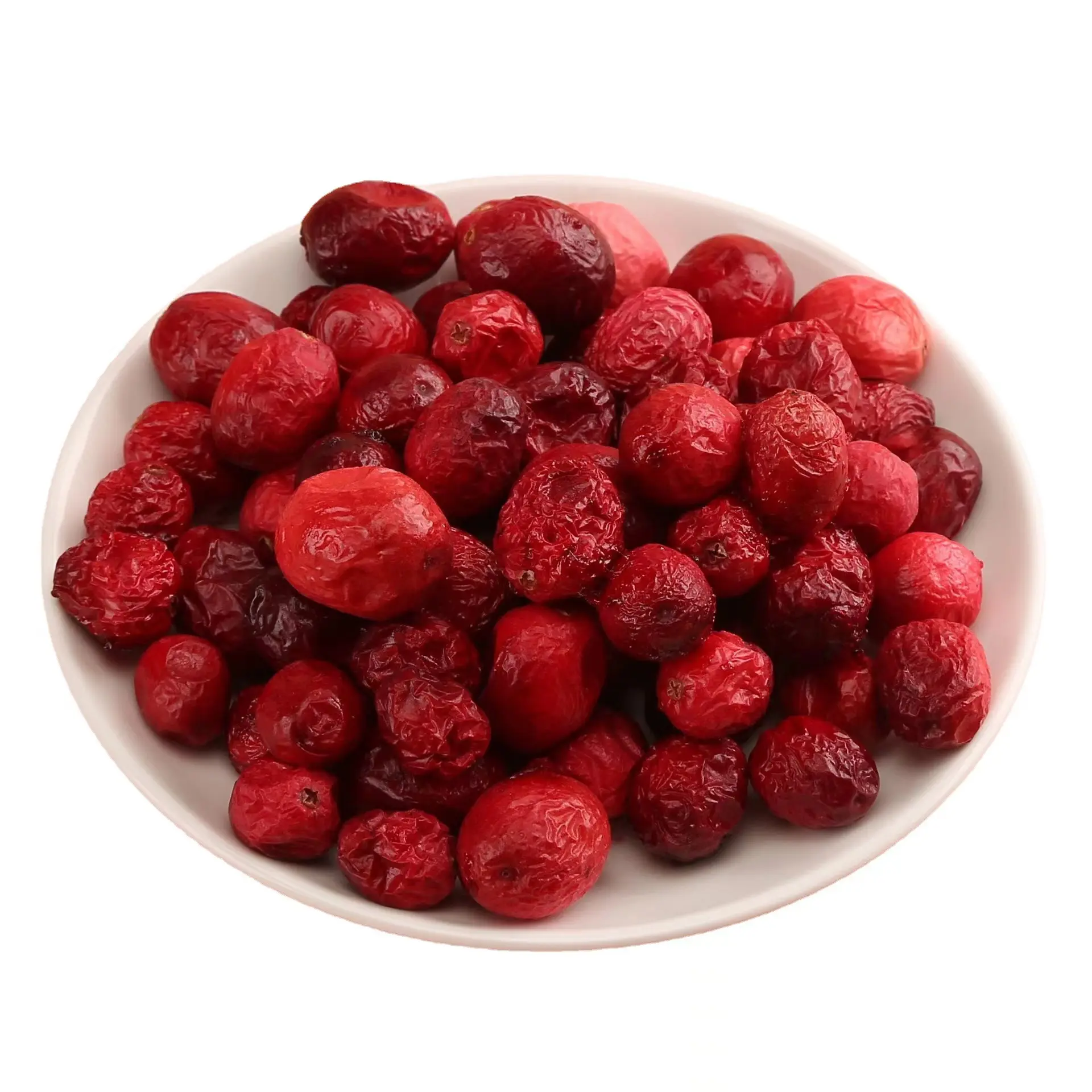 Cranberries de qualidade por atacado a granel de frutas liofilizadas Cranberries secos