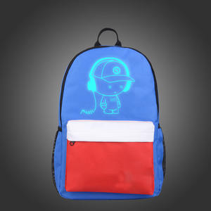<span class=keywords><strong>Mochila</strong></span> escolar de poliéster que brilla en la oscuridad, <span class=keywords><strong>para</strong></span> adolescentes, antirrobo, con carga USB, <span class=keywords><strong>para</strong></span> ordenador portátil de <span class=keywords><strong>14</strong></span>/15 o 6 <span class=keywords><strong>pulgadas</strong></span> - Product Image 5