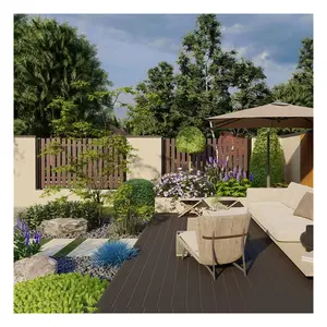 X-KPR наружный дом садовый алюминиевый решетчатый забор, алюминиевые панели для ограждения