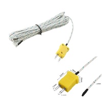 Sonde thermocouple K S J à filetage plat, capteurs de température 1200°C pour une mesure précise de la température