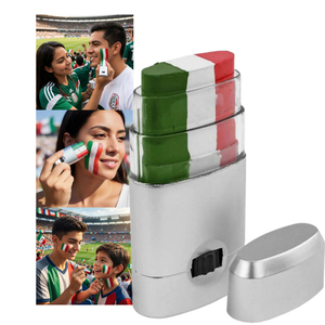 Crayon de maquillage professionnel pour le visage, motif drapeau national, lavable, pour le corps, idéal pour les événements sportifs, festivals et fêtes - Product Image 1