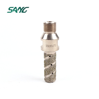 Broca de Diamante para Máquina CNC de Alta Eficiencia SANG, Broca de Diamante para Perforación de Granito, Mármol y Piedra Dekton