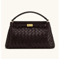 Sac Seau Tissé Polyvalent en PU pour Femme, Nouvelle Collection 2026, Couleur Unie, Sensation Premium, Idéal Porté Épaule