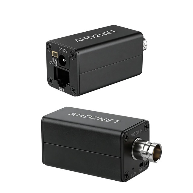 RTSP AHD/TVI/CVI/CVBS Signal Source Conversion Network RJ45 RS485 VIF Adapters 1080P Cam IPC Converter NVR System Geniuspy POE