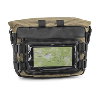 La pochette tactique extérieure pour le cyclisme de moto s'adapte à la plupart des sacs de guidon de vélo de course avec PVC transparent