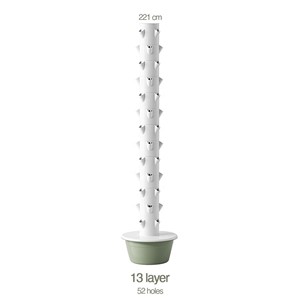 Jardin <span class=keywords><strong>vertical</strong></span> hydroponique à 9 étages, 165 cm de hauteur, 36 trous de plantation, pour la maison, la cuisine, le balcon, la serre - Product Image 3