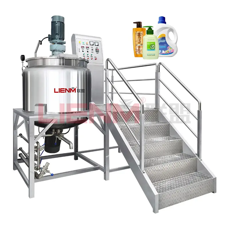 Máquina de mistura de aço inoxidável de alta qualidade para detergente e sabão líquido 1000l Máquina de mistura de sabão líquido