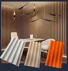 Panel de pared WPC de fibra de bambú para interiores, impermeable, tablero de revestimiento de partición <span class=keywords><strong>interior</strong></span> decorativo para aplicación de Hotel - Product Image 4