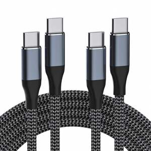<b>USB</b> <b>Cable</b> <b>Type</b>-<b>C</b> 240W 5A <b>Type</b> <b>C</b> <b>Cable</b> Fast <b>Charging</b> New Arrival 1m 2m 3ft 6ft Braided <b>USB</b>-<b>C</b> Data Charger USBC Lead - Product Image 1
