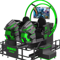 Machine de tour d'amusement de montagnes russes de réalité virtuelle de la machine 9D de parc à thème de la station de jeu d'espace d'étoile de VR