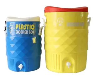 5/10 Gallon Nuttig Ontwerp Groothandel Waterkoeler Kan Custom Ronde Plastic Water Emmer Kannen Met Handvat