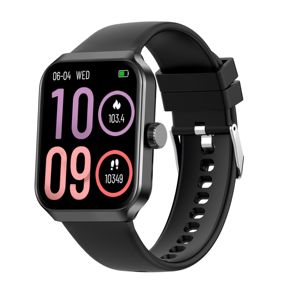 DF NX25 Smart <b>Watch</b> Black Customized Brand Marks Fitcloudpro App - Product Image 1
