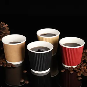 Guter Preis Factory Supply Kraft Pappbecher Kaffee herstellung Pappbecher Lieferant