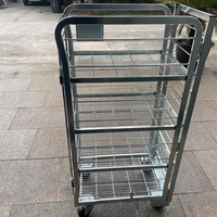 Fabricant chinois de chariots à lait pliables en métal pour la livraison de bouteilles de lait