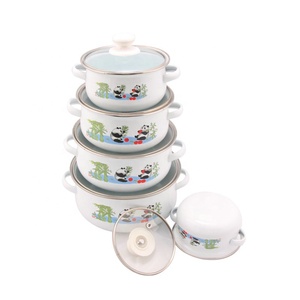 Ensemble d'ustensiles de cuisine pour casseroles, <span class=keywords><strong>en</strong></span> émail céramique, pour la cuisson des aliments, offre spéciale, 5 pièces, 673DG - Product Image 3