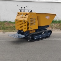 Last 1200 Kg Rotary Dumper Motor Power Loading Crawler Mini Dumper zu verkaufen