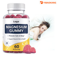 Gummies de glycinate de magnésium OEM ODM en marque blanche pour favoriser le calme, un sommeil réparateur et la santé musculaire et nerveuse – Complément alimentaire