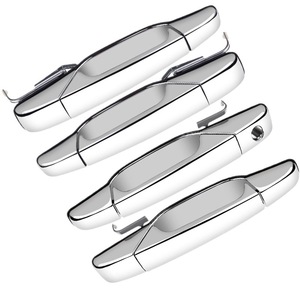 Couvre-poignées de porte Chevrolet chromés, ensemble de 4 pièces pour garniture extérieure de voiture, ajustement universel - Product Image 5