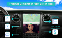 Autoradio sans fil CarPlay Android Auto OBD2 Mirror Link TPMS Amplificateur Carte SD Écran Tactile GPS Navigation 1 An pour Radio