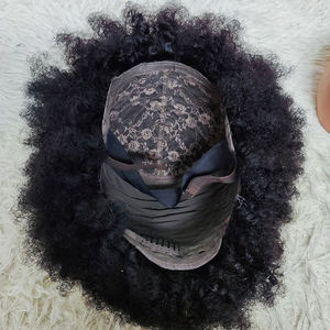 Promotion 10$ Letsfly Vente en gros de perruques afro courtes entièrement faites à la machine en cheveux humains naturels de 10 pouces à prix abordable - Product Image 3