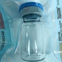 Flacon stérile en verre borosilicate neutre résistant aux chocs thermiques de 5 ml et 10 ml avec bouchon en caoutchouc pour le stockage de liquides