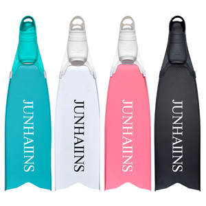 जुनाहैइन पेशेवर फ्रीडाइविंग फिन्स कस्टम फ्रॉग जूते लंबे ब्लेड पीपी + tpr रबर लंबे पंख तैराकी स्नॉर्कलिंग डाइविंग फिन - Product Image 1