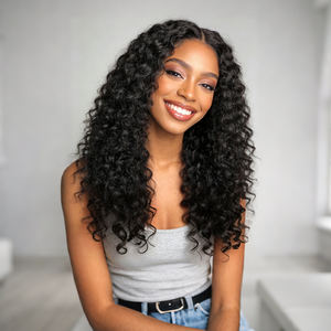 Cheveux humains bouclés au crochet style espagnol, pour femmes noires, pré-séparés, sans nœuds, ondulation naturelle, cheveux vierges, directement de l'usine - Product Image 4