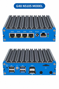 มินิพีซี BKHD G48 J6412 N5105 ไร้พัดลม 4 Intel I226 2 พอร์ต 5GbE LAN ไฟร์วอลล์ อุปกรณ์ VPN เราเตอร์ - Product Image 4
