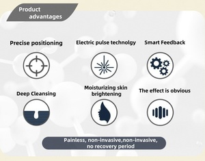 Equipo de vibración de iones de elevación facial hidratante con luz de agua no invasiva guiada por electroporación <span class=keywords><strong>DEP</strong></span> - Product Image 6