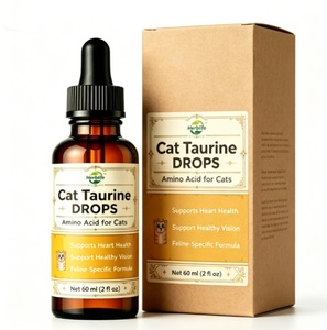 Suplemento para mascotas al por mayor, gotas de taurina para gatos, suplemento de aminoácidos, taurina pura para gatos, cuidado de los ojos y apoyo inmunológico. - Product Image 2