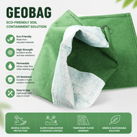 Sac géosynthétique en PP résistant aux intempéries, Geobag pour la construction de zones humides artificielles, travaux de protection écologique des rives des rivières