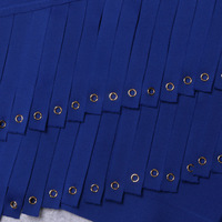 High-End Satin rücken freies Kleid Cross-Strap Gestrickte Cross Neck Corns Quaste für Bandage für den Sommer Neuer grenz überschreiten der Außenhandel