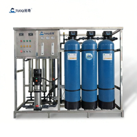 Purificateur d'eau RO approuvé CE ISO 250 L/H avec pompe à membrane RO, garantie 1 an, adoucisseur et détartrant d'eau, machine de traitement de l'eau 220V