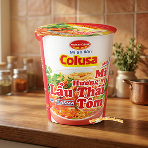Fideos Instantáneos con Sabor a Tom Yum de Camarón Colusa, Taza de Fideos Listos para Comer, 60 g, Comida de Conveniencia - Product Image 3