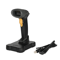 MJ2870 Lector de código de barras Qr 2d de mano Lector de código de barras Inalámbrico 2d 2,4G con código base para tiendas Supermercado y tiendas minoristas