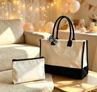 Bolso de playa personalizado de alta calidad para celebraciones, Carta de Protección del Medio Ambiente, bolso de compras de lona de playa personalizado