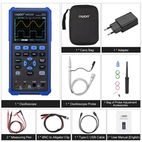 Oscilloscope numérique OWON à deux canaux, bande passante de 200 MHz, fréquence d'échantillonnage de 1 GSa/s, oscilloscope analogique multimètre 2 en 1 HDS2202