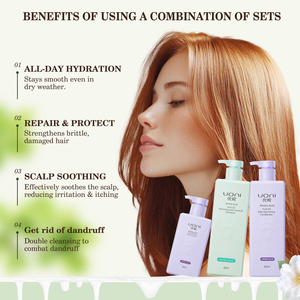 Factory Hot Selling Hair Care Set 2025 Organic Herbal Ginger <strong>Shampoo</strong> Oil-control Anti Dandruff Natural Sulphate Free <strong>Shampoo</strong> - Product Image 2