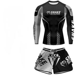 Conjunto de Boxeo de Secado Rápido para Hombre y Mujer, Pantalones Cortos de Boxeo, Ropa de Entrenamiento de Sanda - Product Image 2