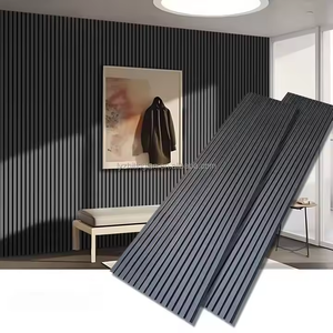 Panneau acoustique mural Akupanel en placage de chêne naturel au design moderne personnalisé pour hôtels et appartements – Design graphique - Product Image 1