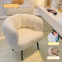 Fauteuil individuel de haute qualité avec fonction capitonnée, chaises d'appoint pour chambres à coucher, meubles de salon, chaise de maquillage à vendre