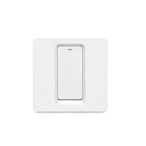 EU REINO UNIDO 1/2/3 gang branco Painel Plástico inteligente tuya wifi interruptor físico botão Alexa parede inteligente Interruptor de Luz funciona com o google