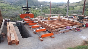 เครื่องเลื่อยสายพานแนวนอนแบบพกพาขนาด 31 <span class=keywords><strong>นิ้ว</strong></span> สำหรับงานหนัก พร้อมมอเตอร์เบนซิน/ไฟฟ้า <span class=keywords><strong>11</strong></span> กิโลวัตต์ สำหรับการตัดที่ลึก - Product Image 6