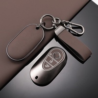 Housse de protection pour clé de voiture en cuir TPU souple pour Mercedes Benz E300l C260l A200l C200l GLC GLA GLB220 Accessoires automobiles