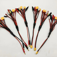 Câbles de charge Lipo 8 en 1 4,0 mm Banana/XT60, isolation PVC, conducteur en cuivre pur 12V pour voitures RC, drones, automobiles, Imax B6 B6AC