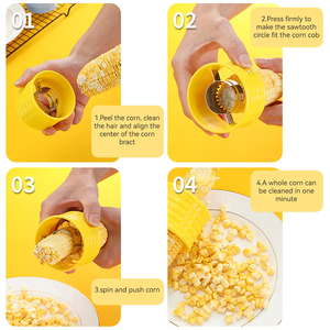 Rotating Corn <b>Planer</b> Home Corn Peeler Creative Corn Kernel Separator Household Kitchen Tool Supplies - Product Image 6