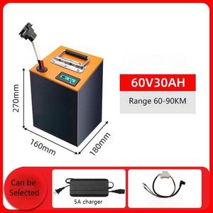 Batería de Litio para Bicicleta Eléctrica 36V 48V 52V 60V 72V 20Ah 24Ah 25Ah 28.8Ah 29Ah 30Ah de Alta Potencia, Largo Alcance, Segura y de Amplio Rango - Product Image 6